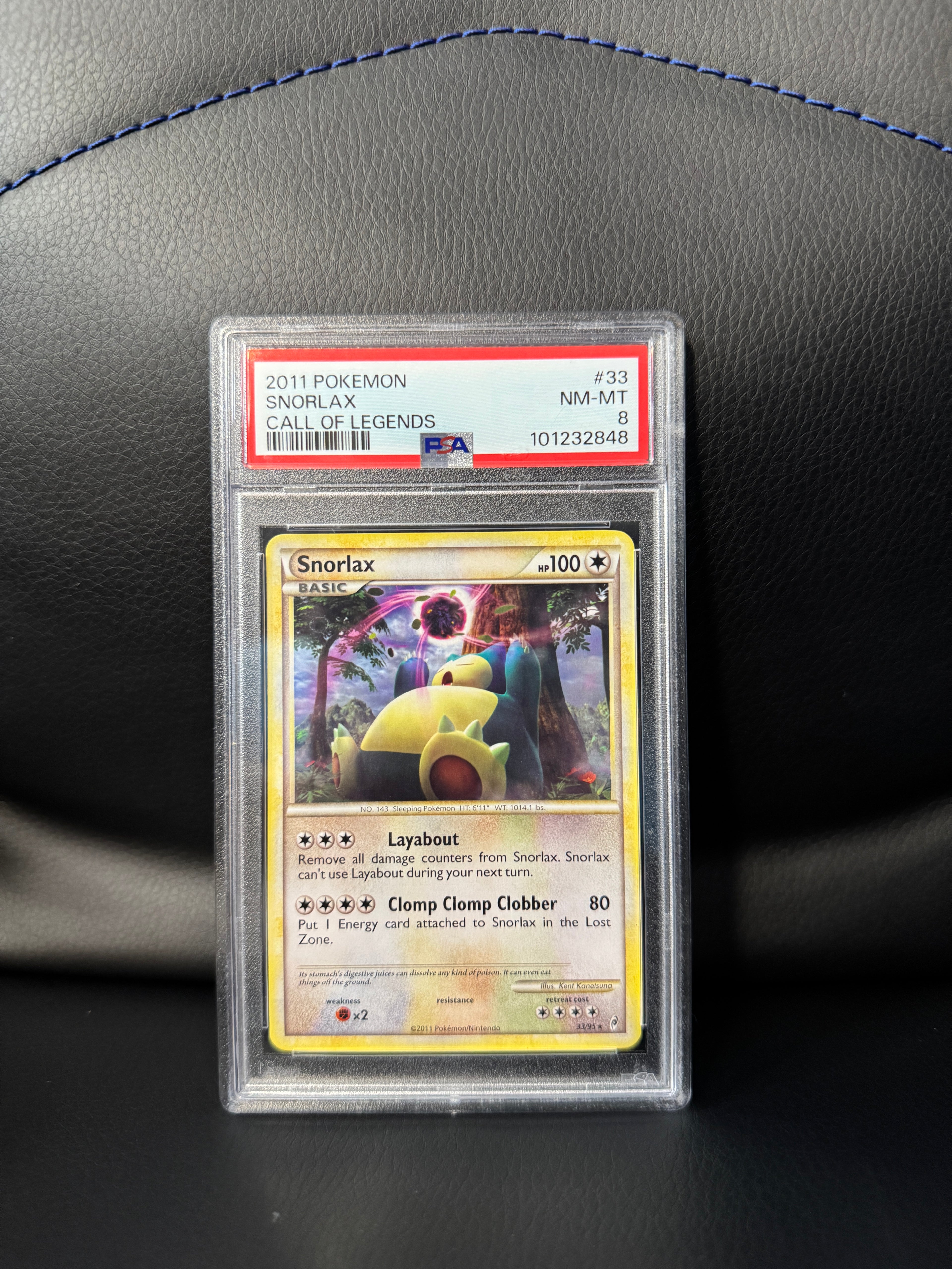 PSA 8 SNORLAX from call of legends #33